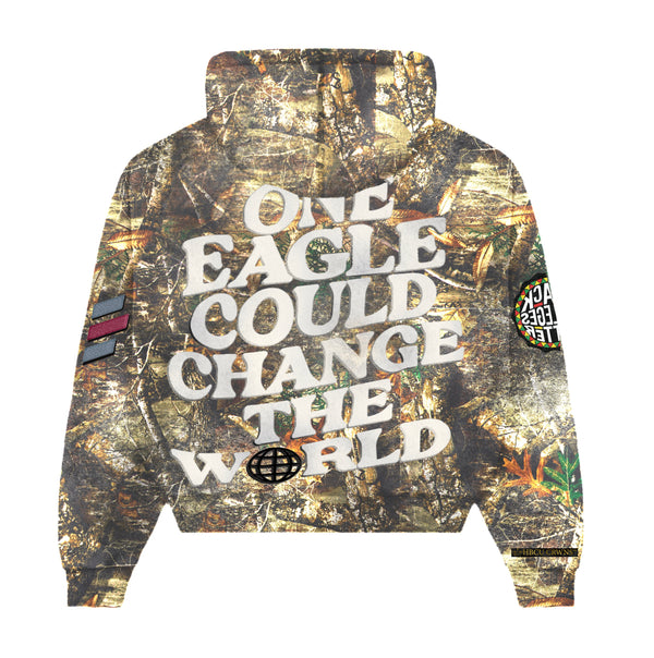 Camouflage "North Carolina Central University" Silk Infused Lifestyle Jacket